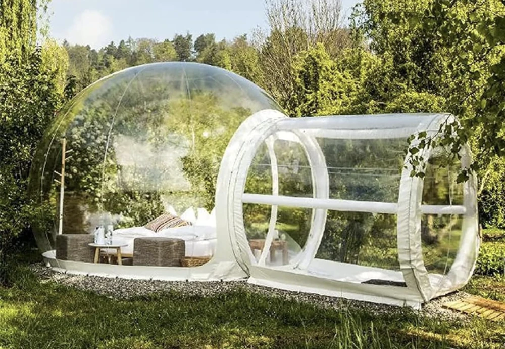 make your own bubble tent