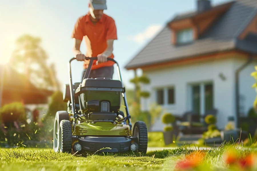 eco self propelled lawn mower